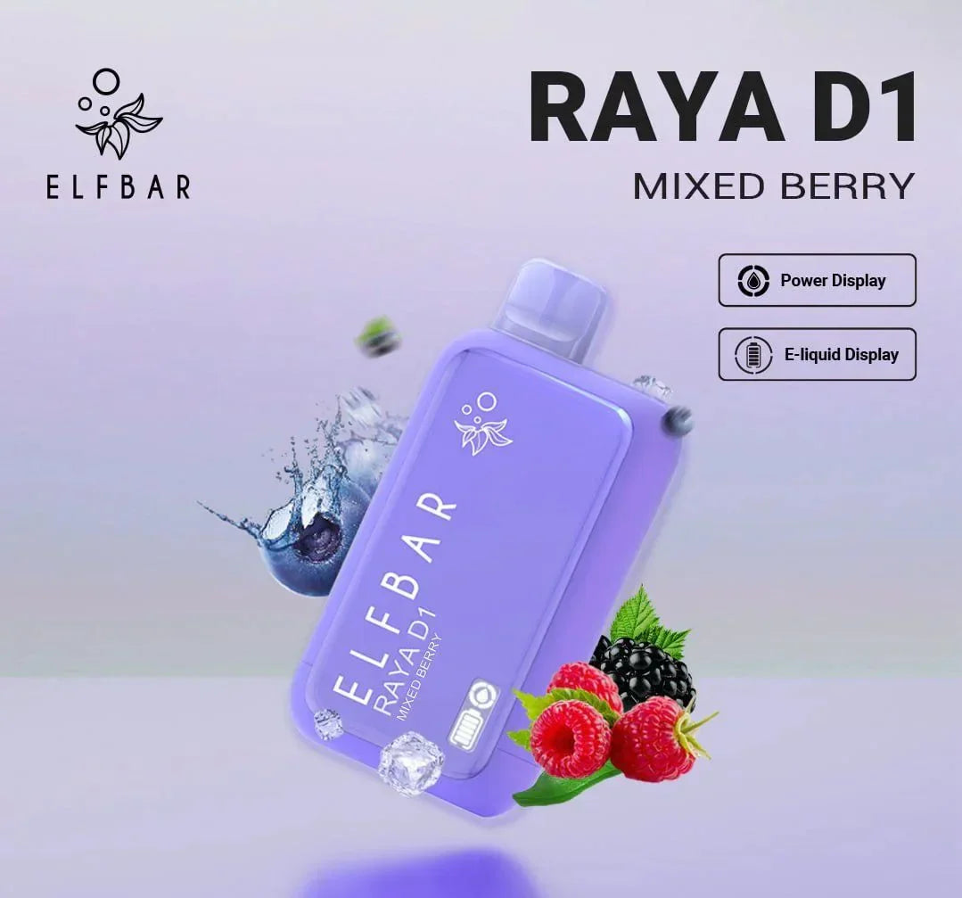 ELF BAR RAYA D1 – Mixed Berry - Vape Shop Chandigarh
