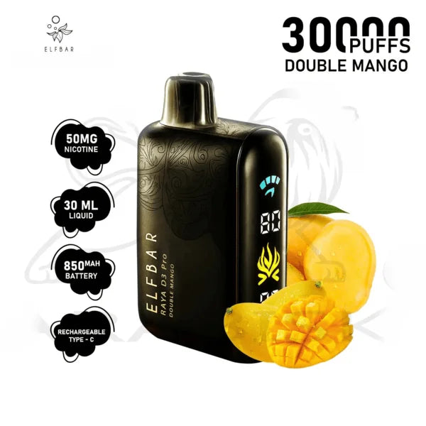 Elf bar Raya d3 pro -30k Double mango - Vape Shop Chandigarh