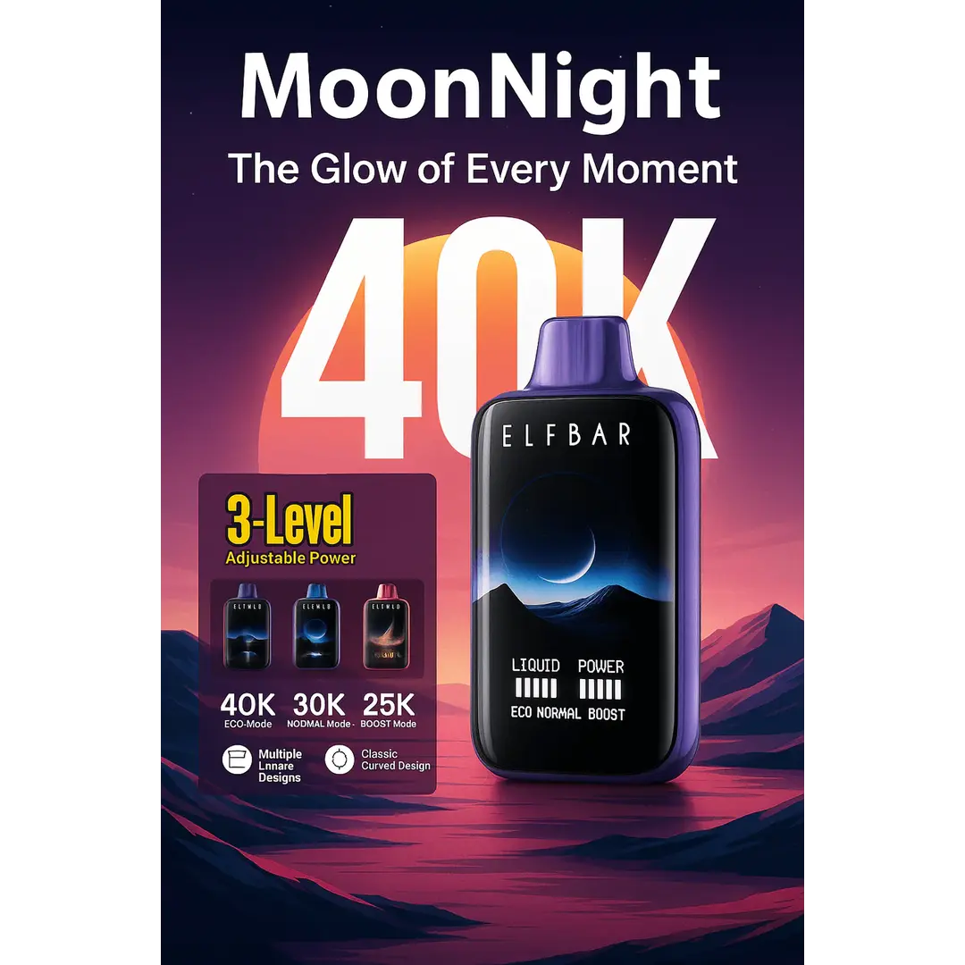 Elfbar Moon Night 40k – Kiwi Passion Fruit Guava - Vape Shop Chandigarh