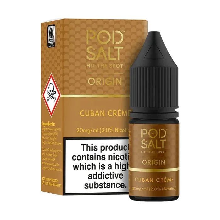 POD SALT CUBAN CREME – Nicotine Salt - Vape Shop Chandigarh