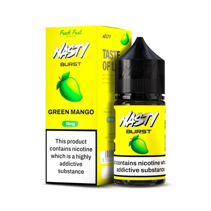 Nasty Burst Nic salts – Green Mango - Vape Shop Chandigarh