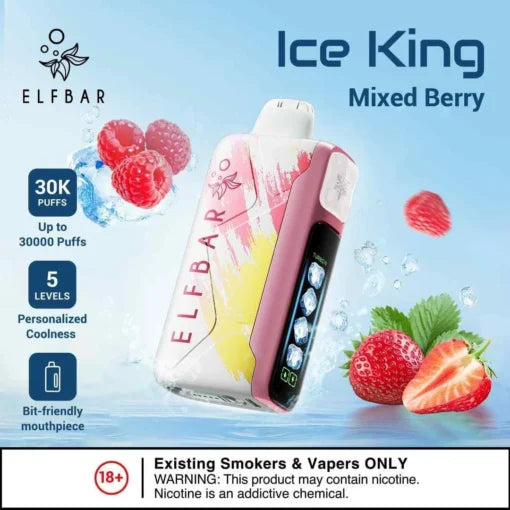 Elf Bar Ice King – Mixed Berries – 30K - Vape Shop Chandigarh