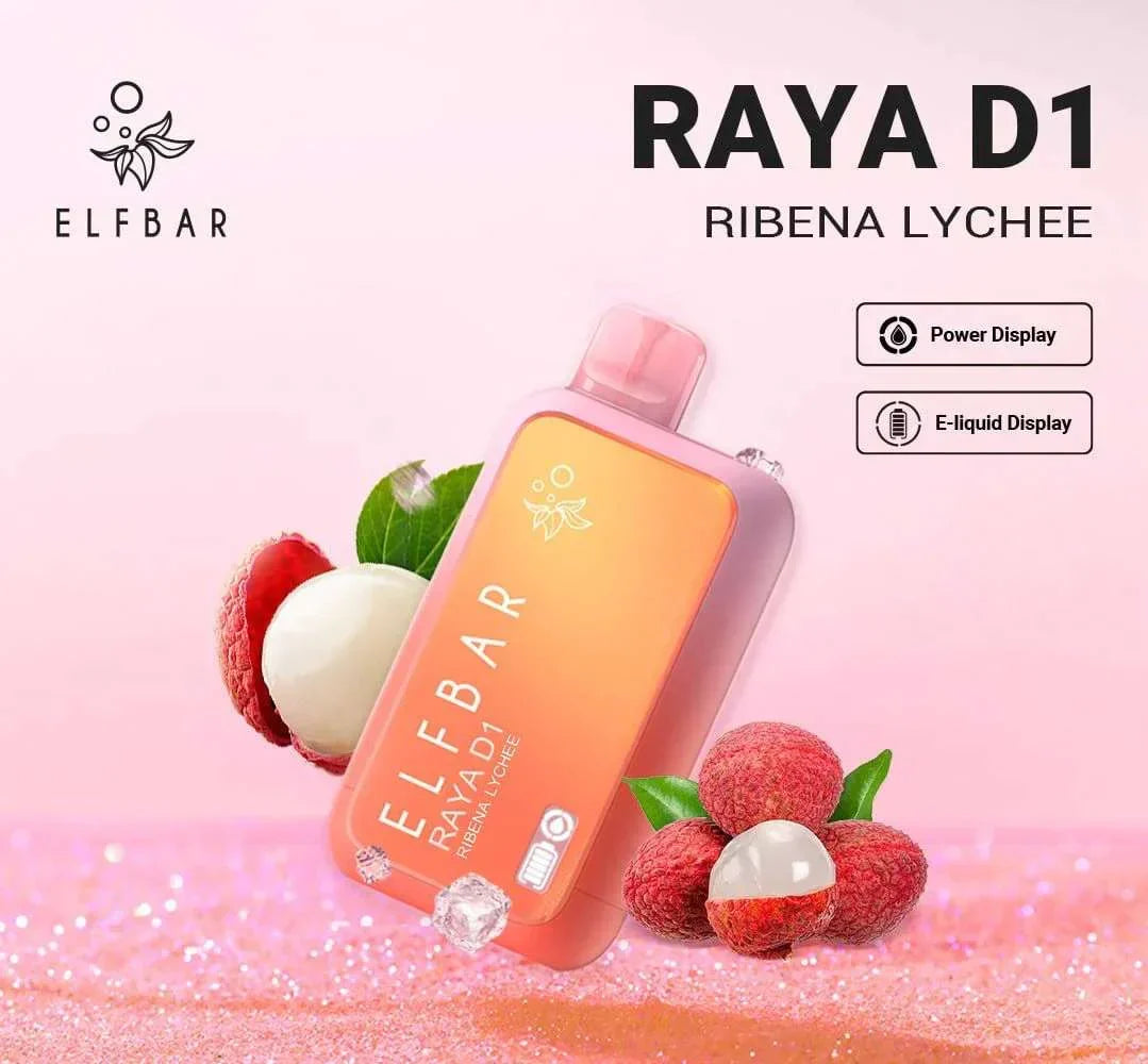 ELF BAR RAYA D1 – Ribena Lychee - Vape Shop Chandigarh