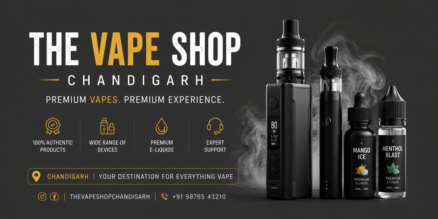 Vape Shop Chandigarh banner image